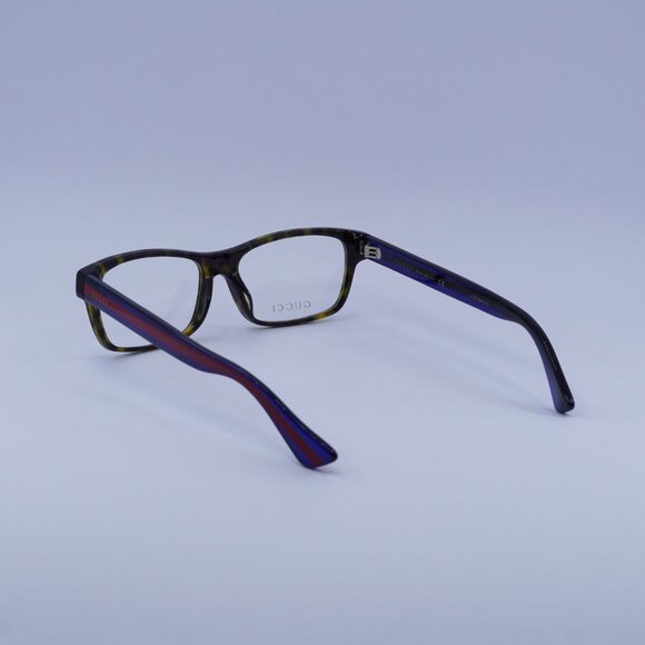 Gucci GG0006OA 003 Eyeglasses Havana 55mm Rectangle Frame - Picture 5 of 10
